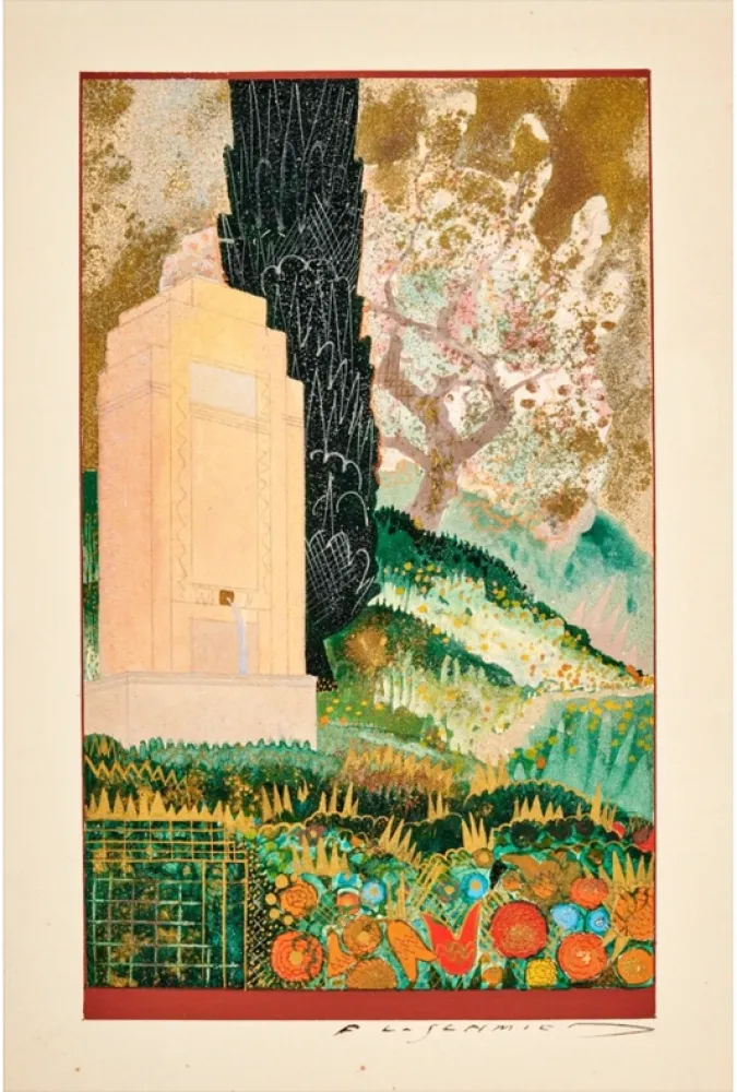 Иллюстрированная Книга Schmied - LE CANTIQUE DES CANTIQUES. Exemplaire de Schmied avec gouaches originales (1925)