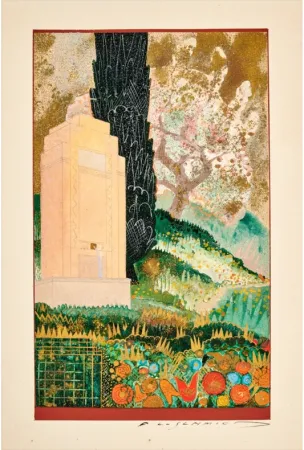 Иллюстрированная Книга Schmied - LE CANTIQUE DES CANTIQUES. Exemplaire de Schmied avec gouaches originales (1925)