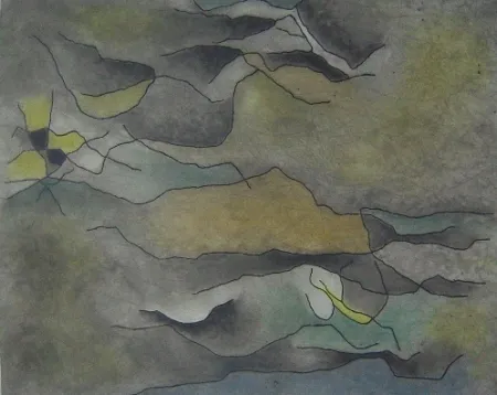 Акватинта Singier - Sable et Eau