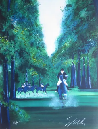 Литография Spahn - 4 saisons album