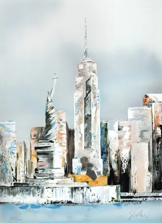 Литография Spahn - Manhattan