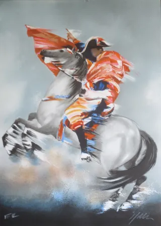 Литография Spahn - Napoleon bonaparte