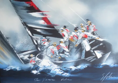 Литография Spahn - Voile grise