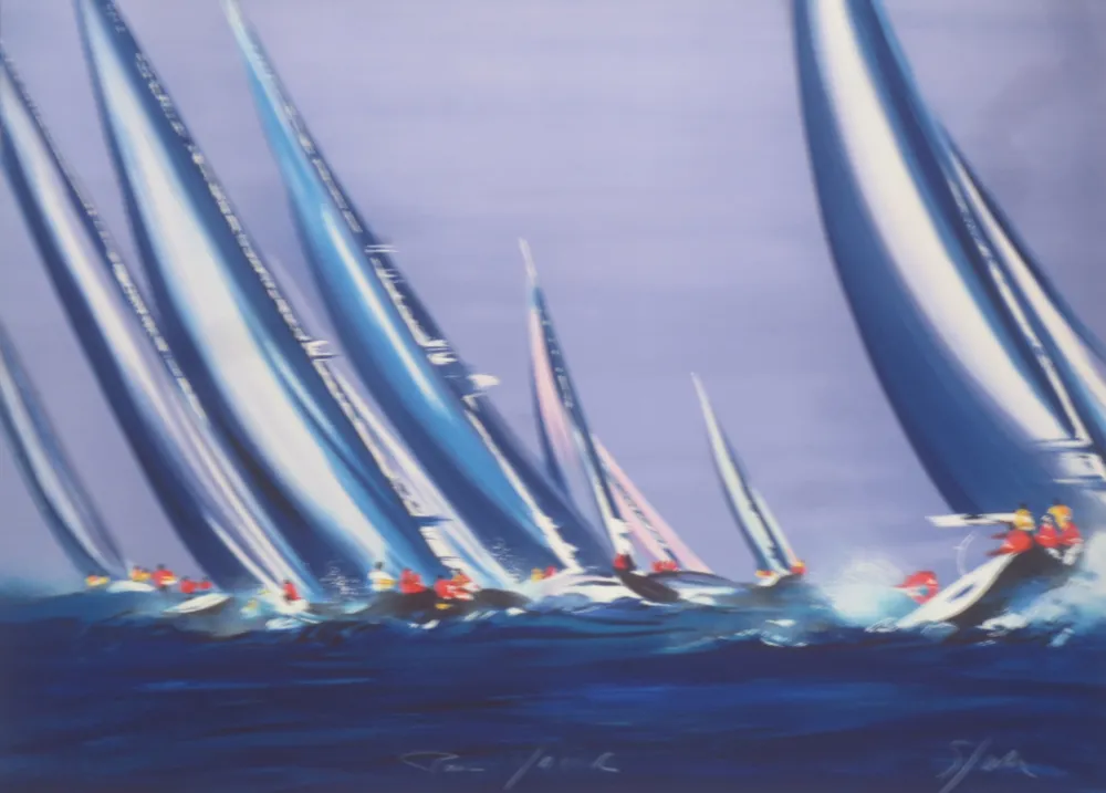 Литография Spahn - Voile mauve