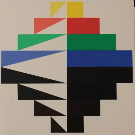 Литография Squatriti - CHROMATIC WEIGHTS - EXACTA FROM CONSTRUCTIVISM TO SYSTEMATIC ART 1918-1985