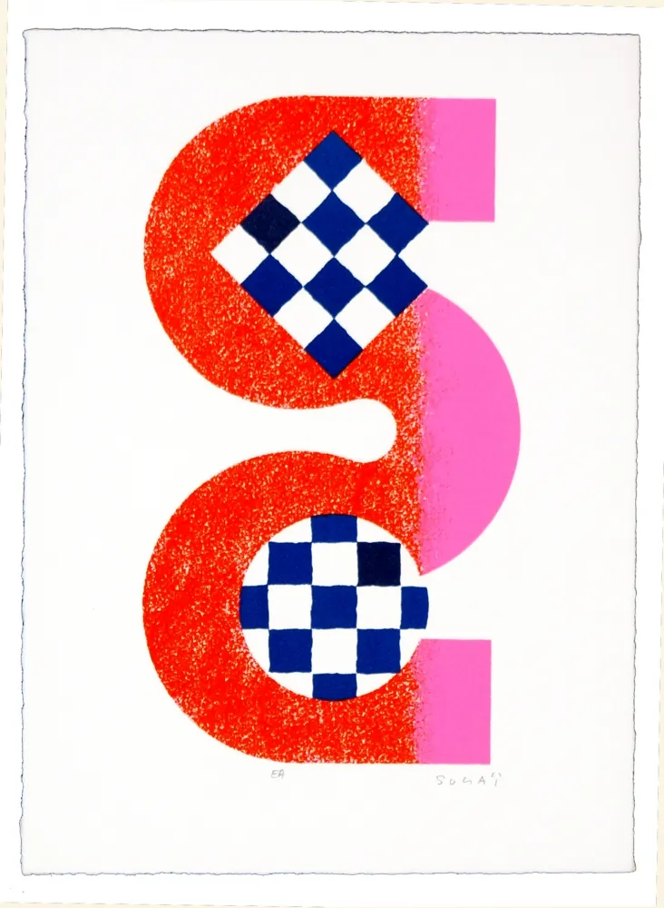 Литография Sugai - Sans titre 