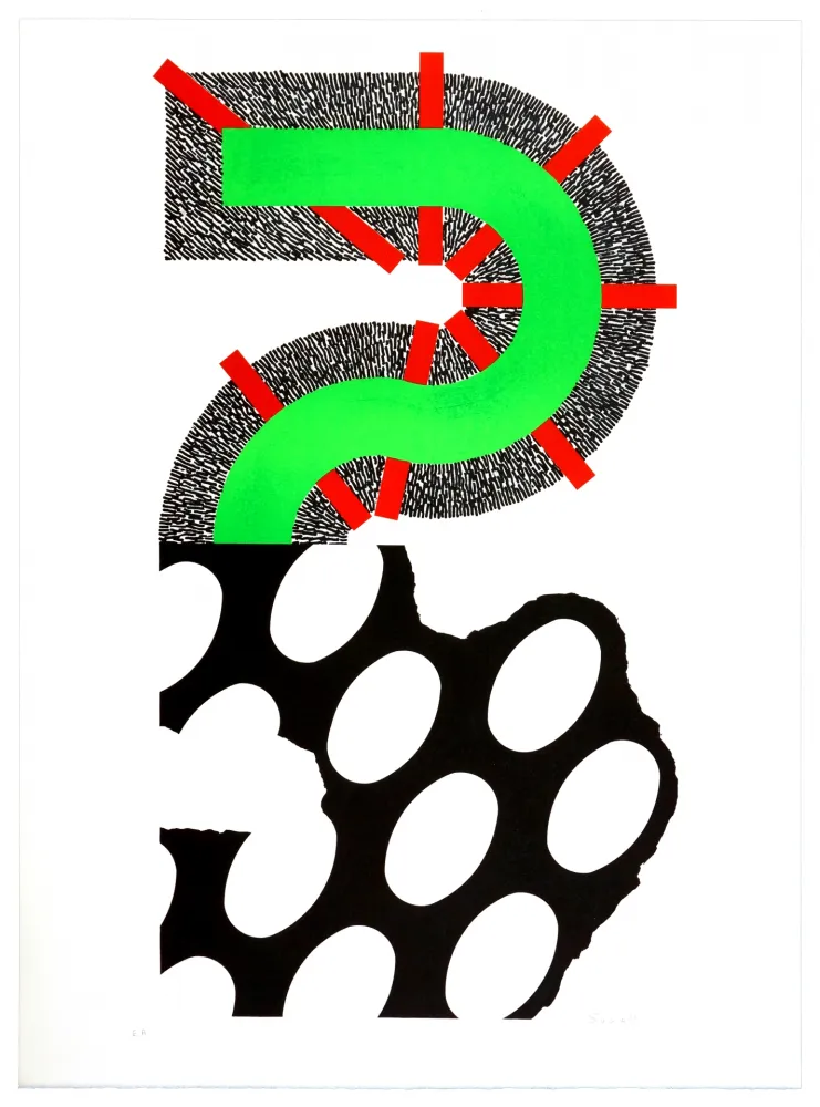 Литография Sugai - Sans titre