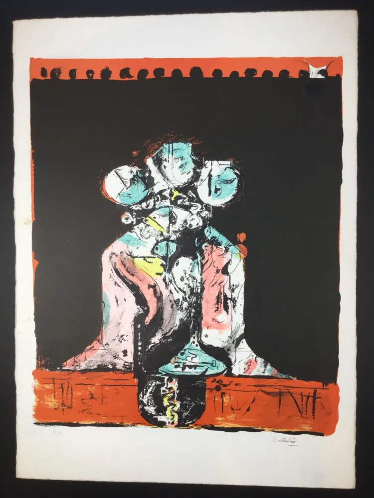 Литография Sutherland - Roche Tricéphale