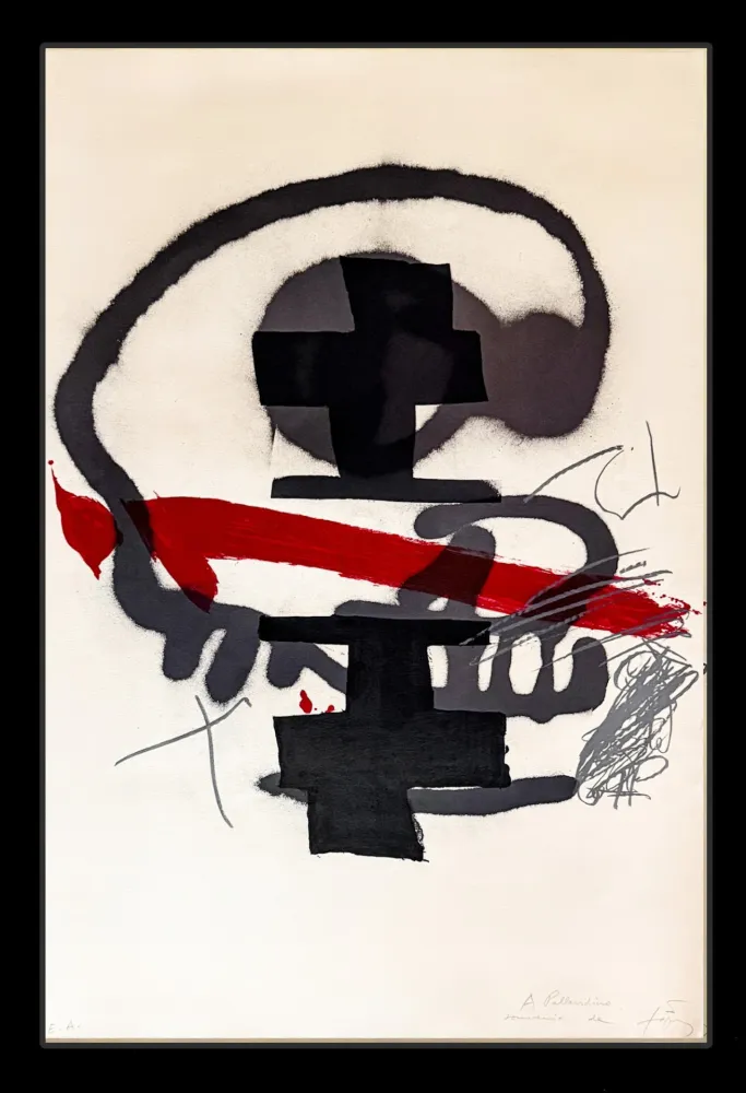 Литография Tàpies - Untitled
