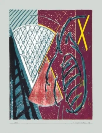 Сериграфия Titus Carmel - Armorial IV