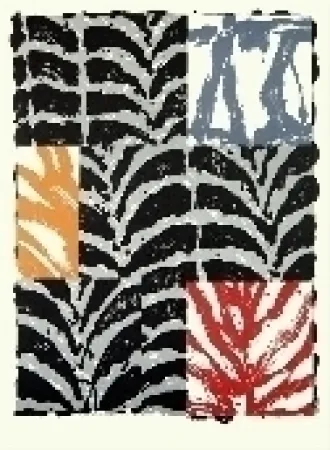 Литография Titus Carmel - Feuillée III