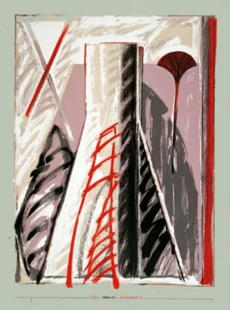 Литография Titus Carmel - Intérieur 2