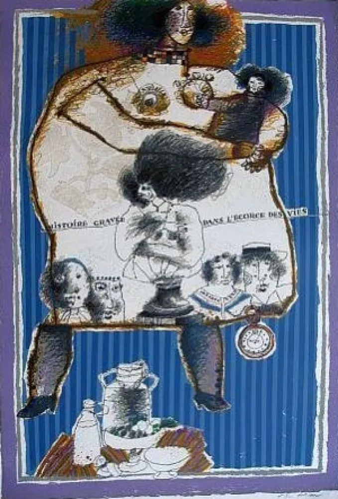 Литография Tobiasse - Composition