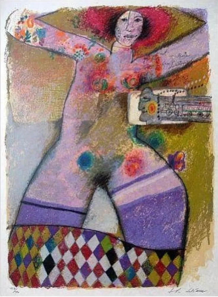 Литография Tobiasse - Composition