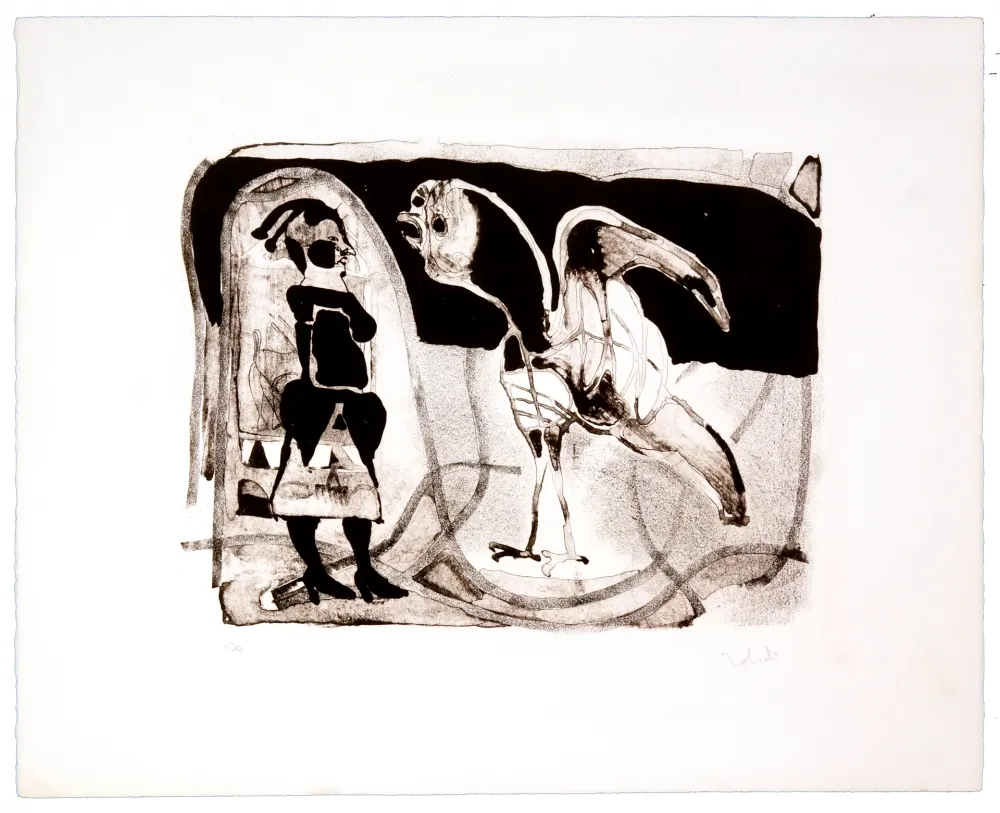 Литография Toledo - Le coq