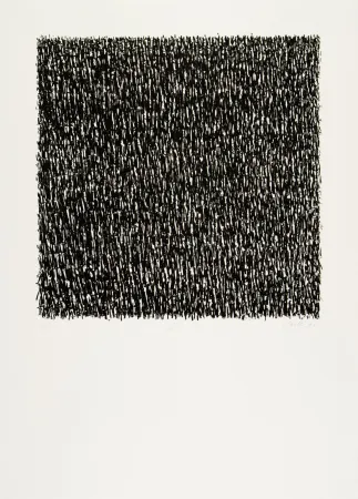 Литография Uecker - Manuelle Struktuur. No VII