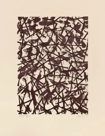 Сериграфия Uecker - Verletzungen-Verbindungen