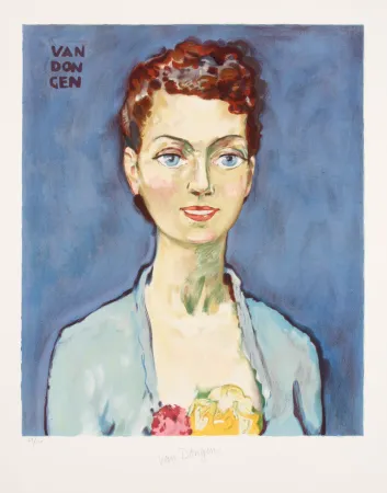 Литография Van Dongen - Hommage a Marie Claire