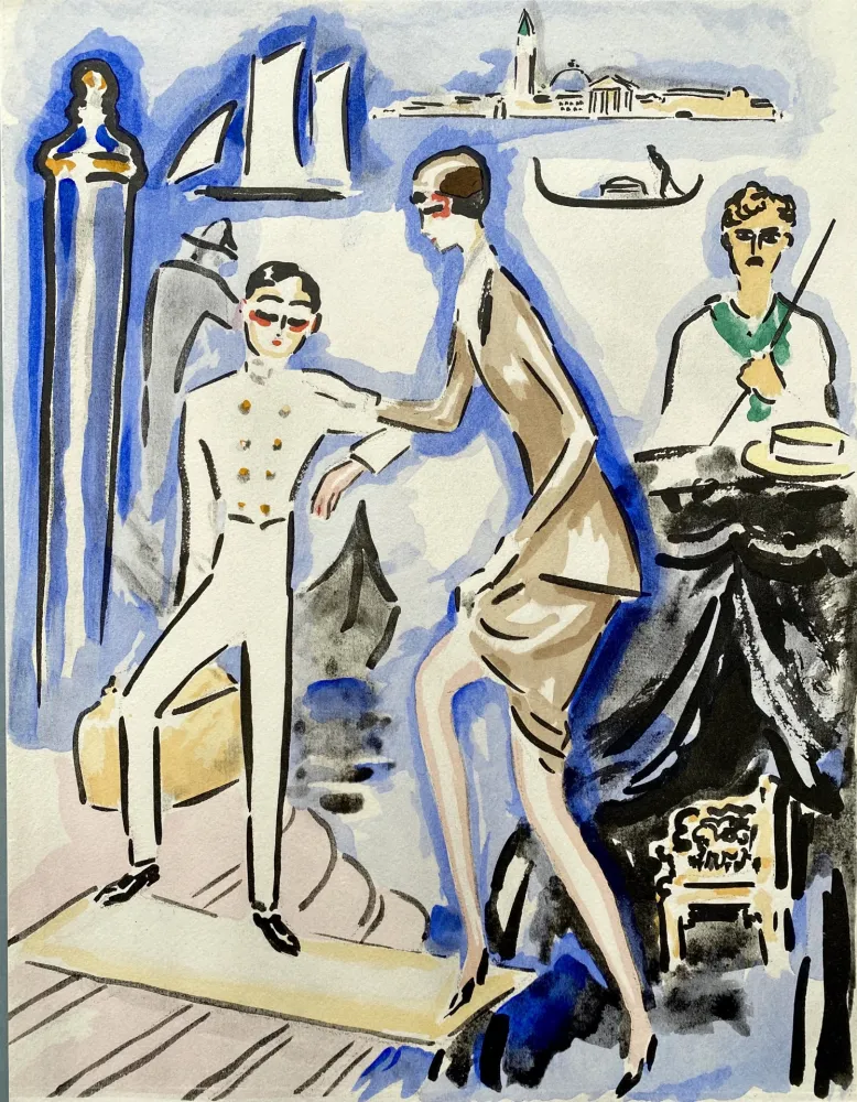 Трафарет Van Dongen - The arrival