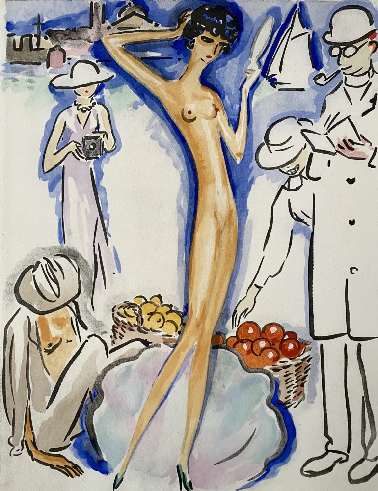 Трафарет Van Dongen - Venise, The Model