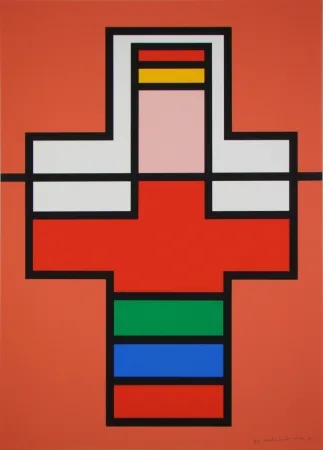 Сериграфия Vandenbranden - Composition, 1988