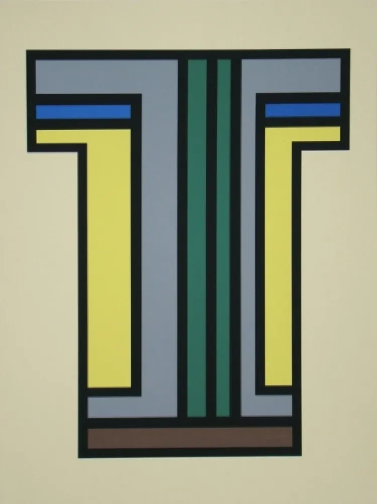 Сериграфия Vandenbranden - Composition - Regen