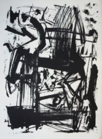 Литография Vedova - Hommage à Joan Prats