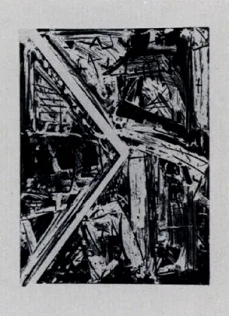 Гравюра Vedova - Ruptura