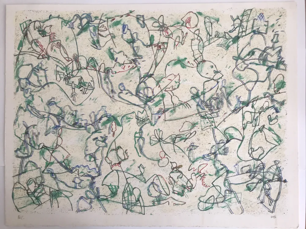 Литография Voss - Sans titre