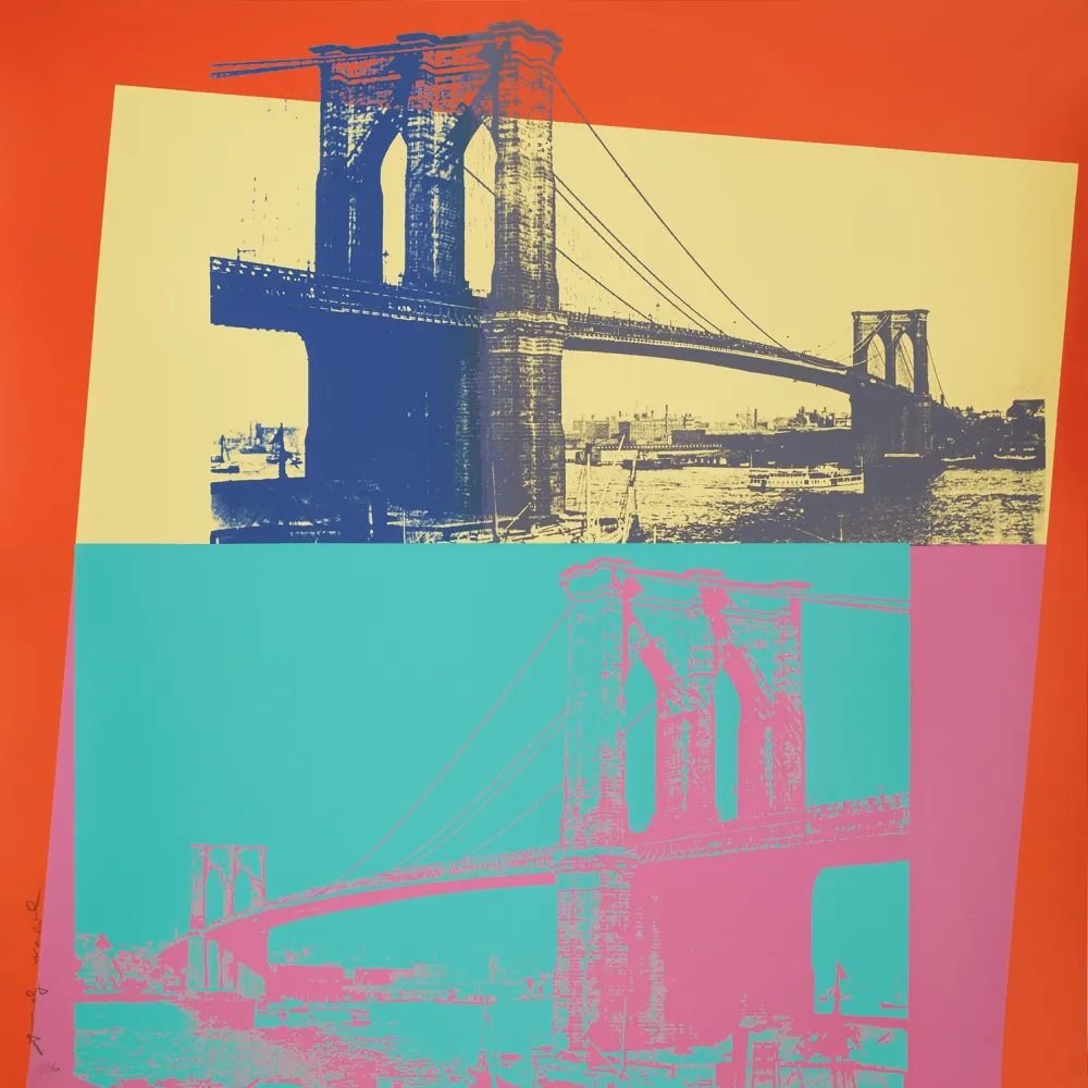 Сериграфия Warhol - Brooklyn Bridge (FS II.290)