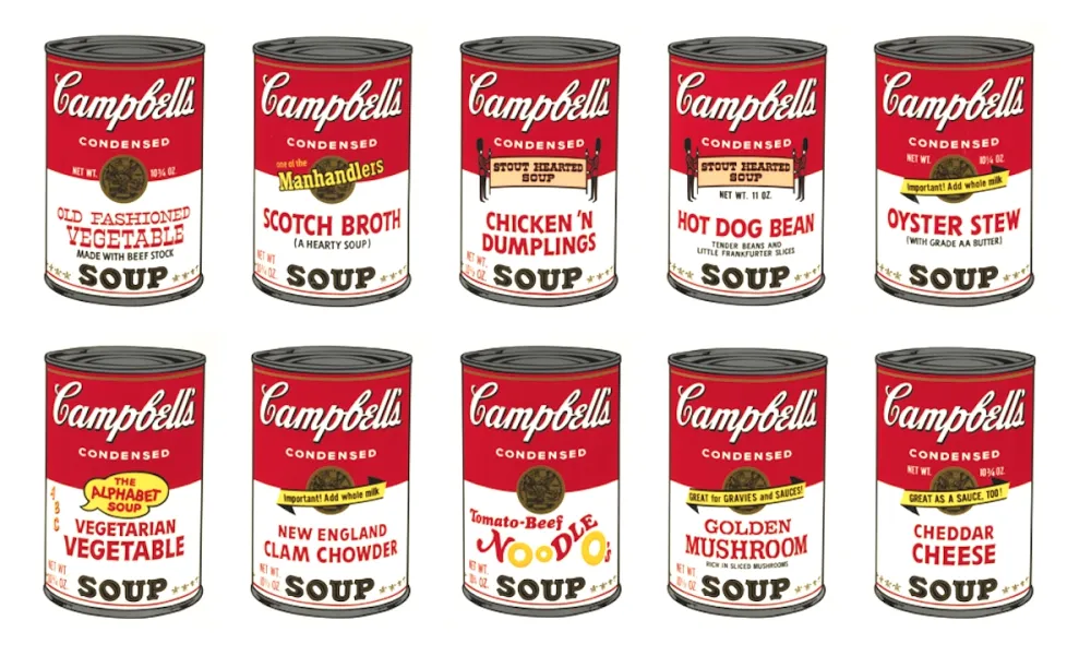Сериграфия Warhol - Campbell’s Soup II Complete Portfolio