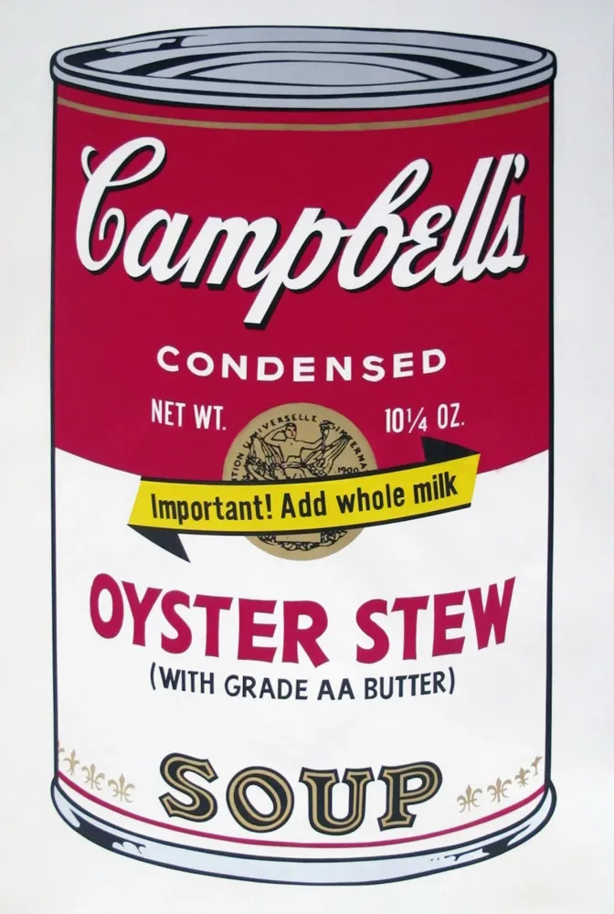 Сериграфия Warhol - Campbell’s Soup II: Oyster Stew (FS II.60)