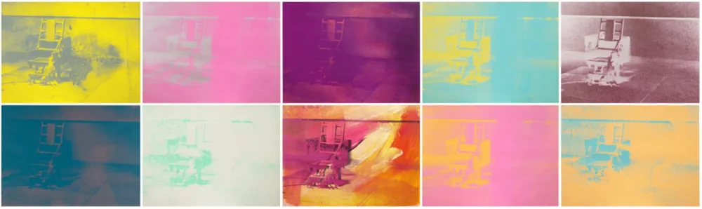 Сериграфия Warhol - Electric Chair Complete Portfolio