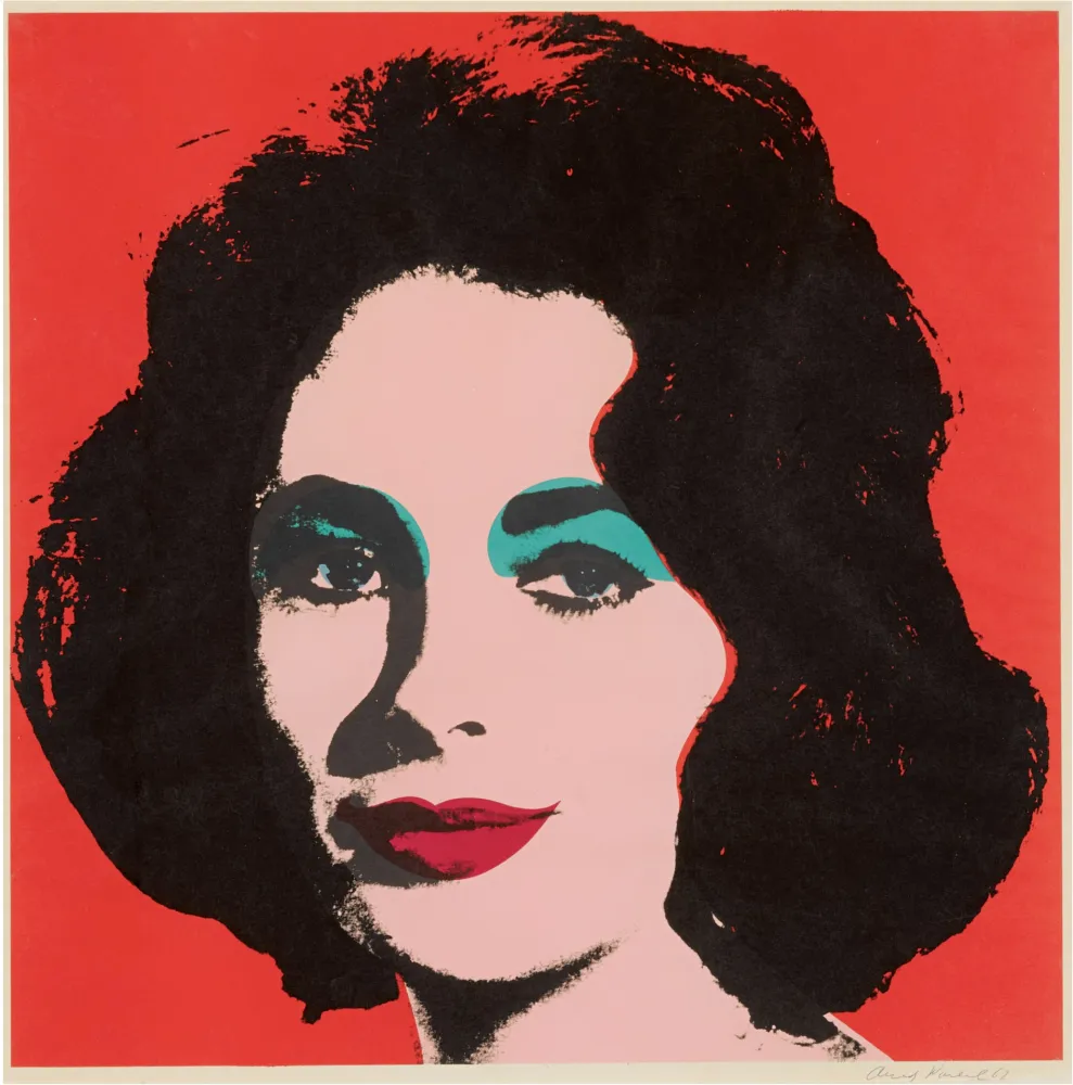 Сериграфия Warhol - Liz Taylor 7