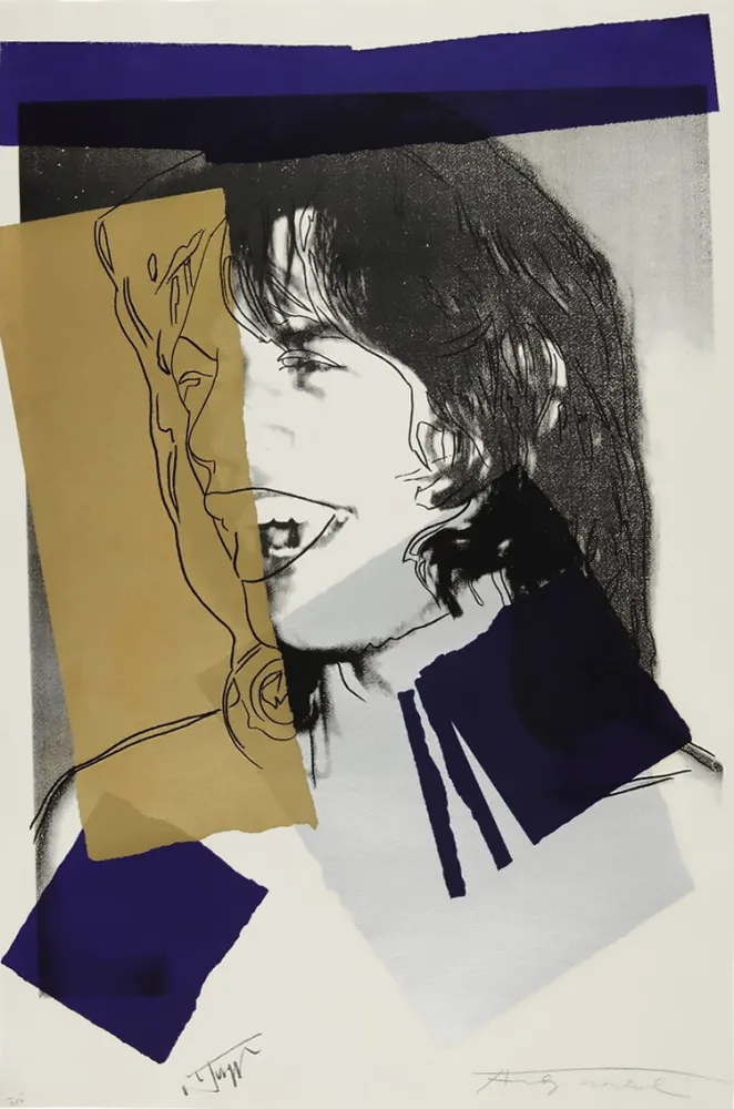 Сериграфия Warhol - Mick Jagger 142