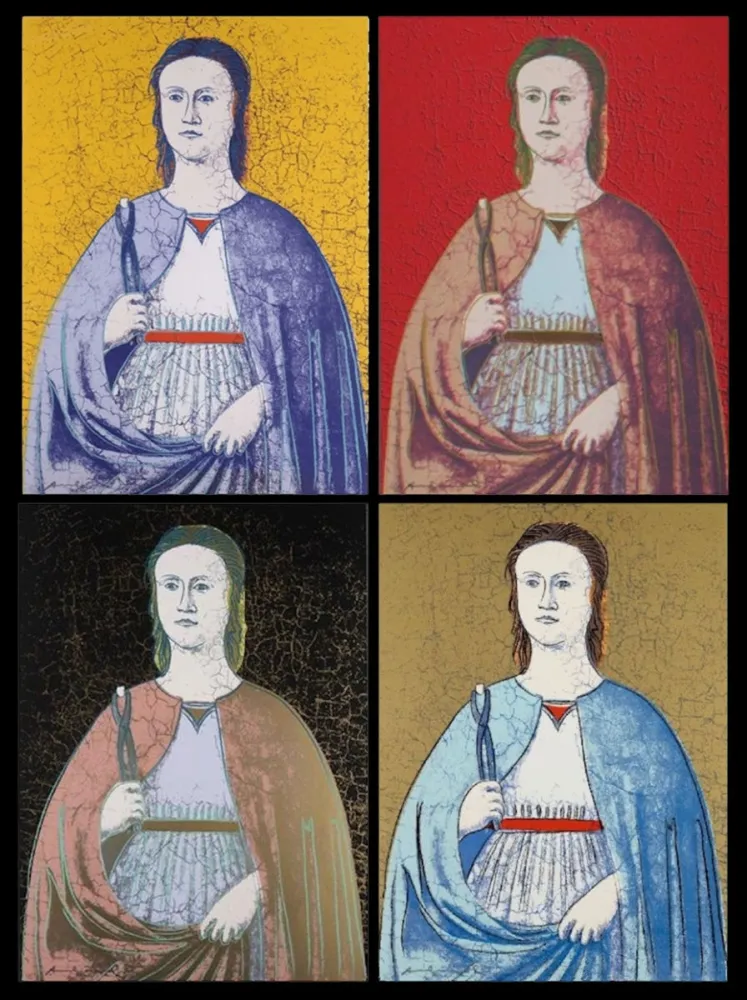 Сериграфия Warhol - Saint Apollonia Complete Portfolio