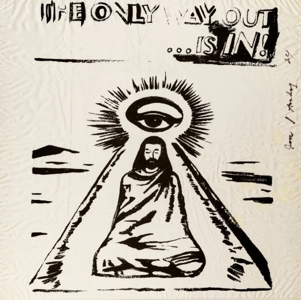 Сериграфия Warhol - The Only Way Out is In (FS IIIA.55) (Silk Scarf) 