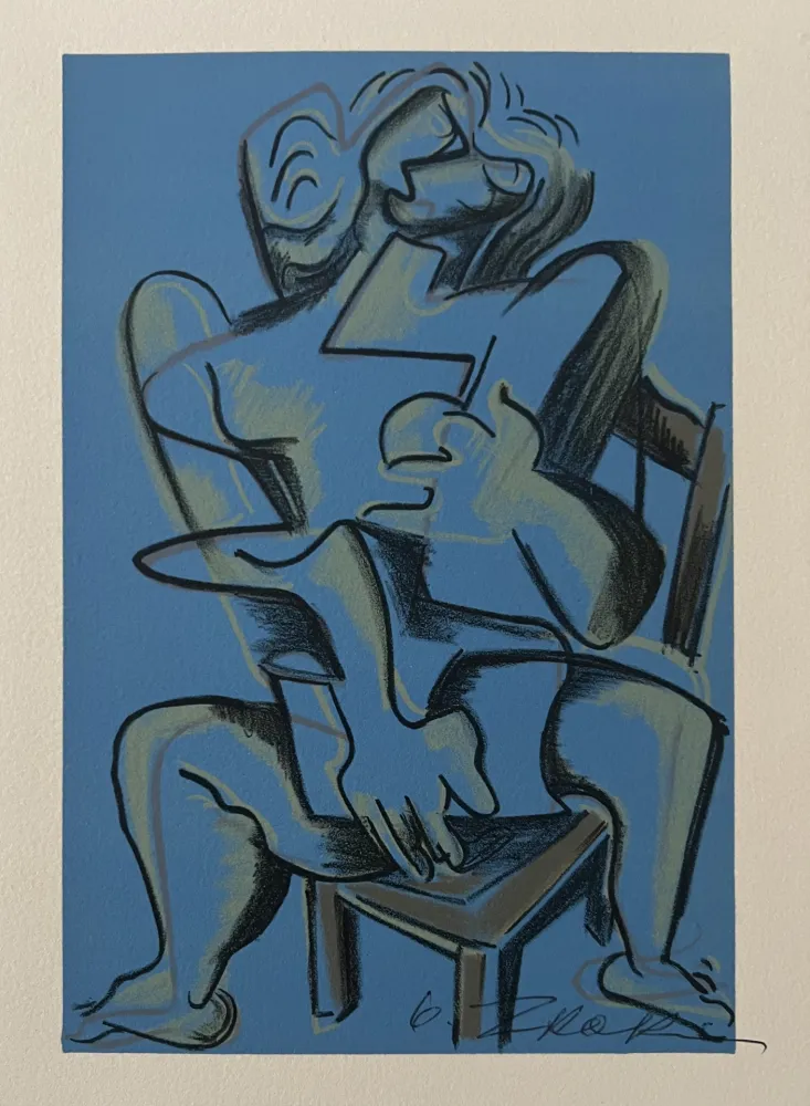 Литография Zadkine - Lithographie Les Travaux d'Hercule